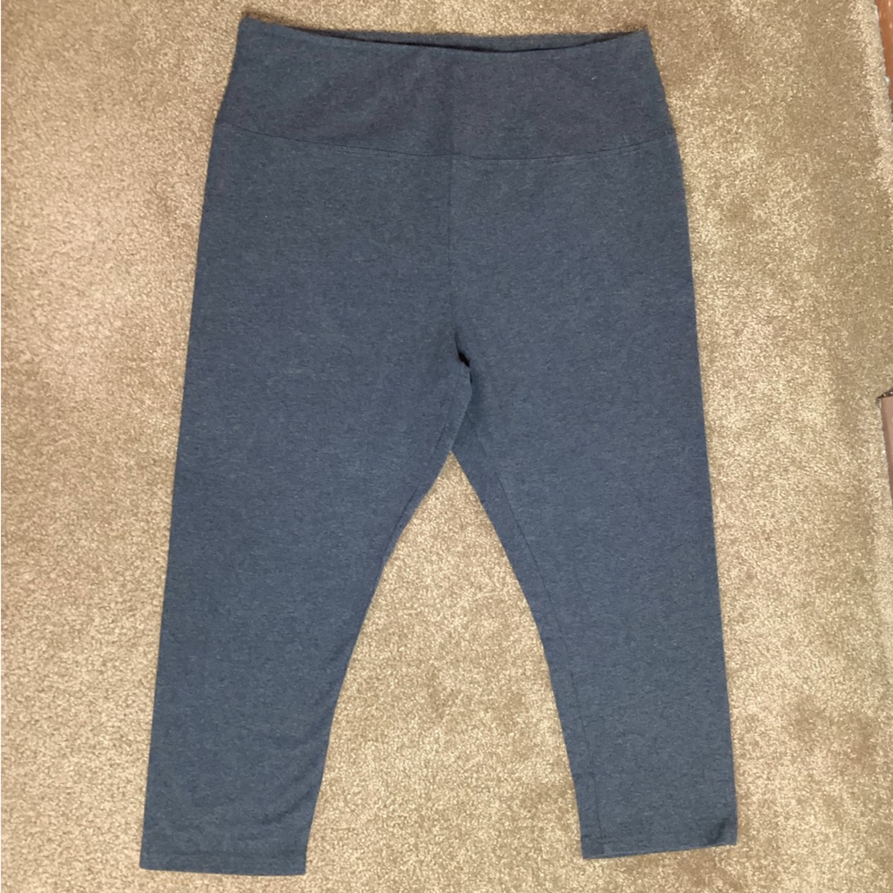 Style & Co. XL Charcoal Gray Leggings Cotton Spandex cozy
